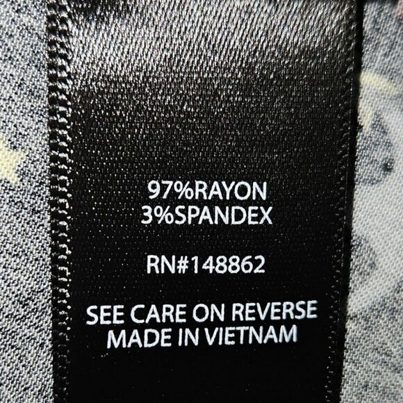 Torrid Plus Size Mini Stretch Challis Skull,Rose,Heart Slip Dress - Picture 11 of 15